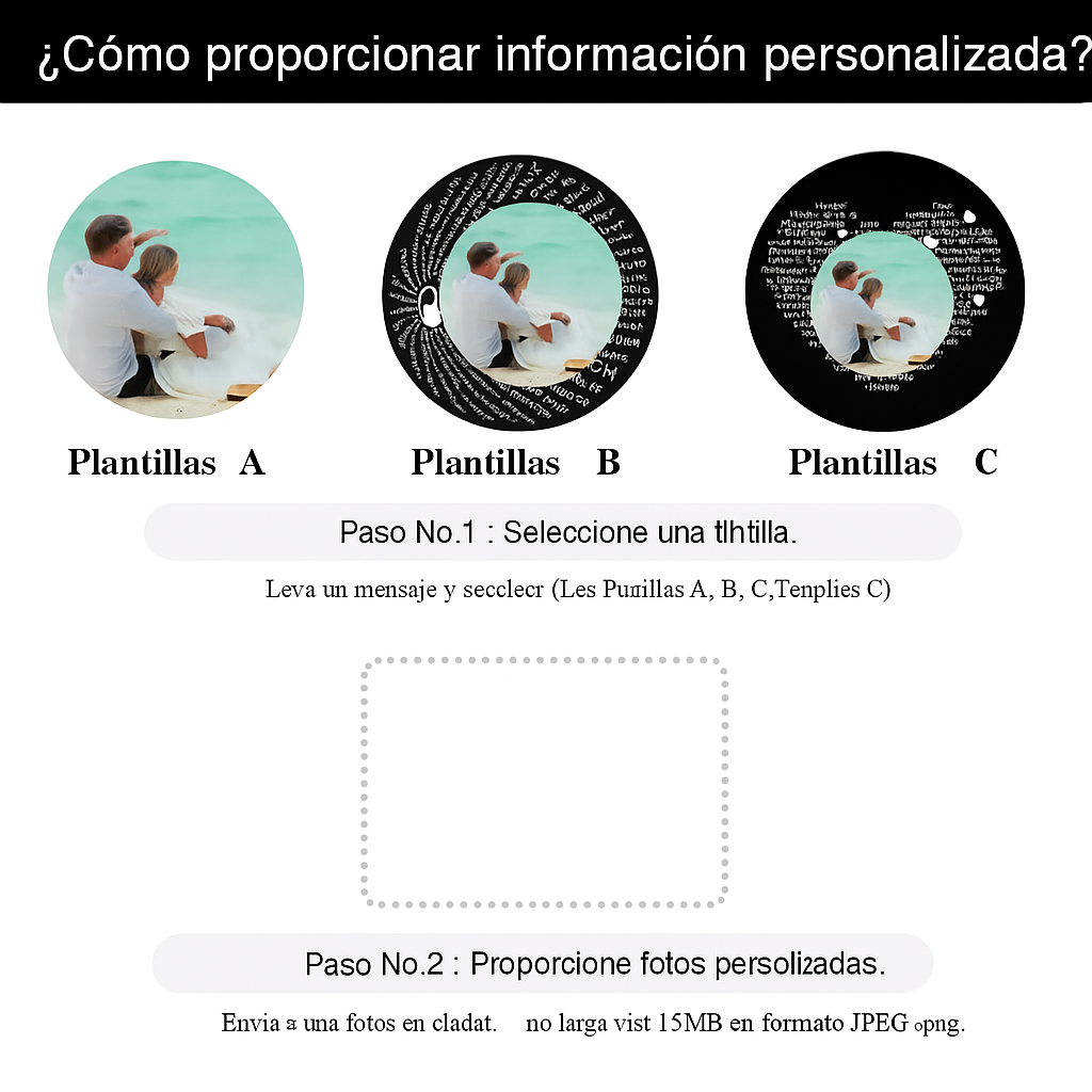 Collar con foto personalizada — Proyección de amor