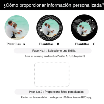 Collar con foto personalizada — Proyección de amor