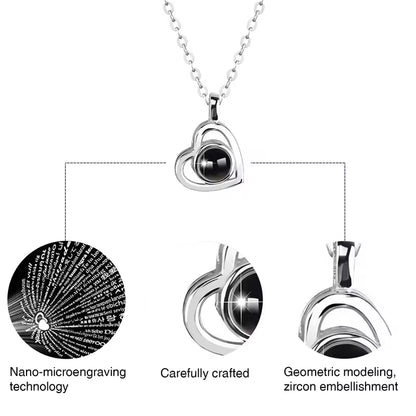 Collar con foto personalizada — Proyección de amor